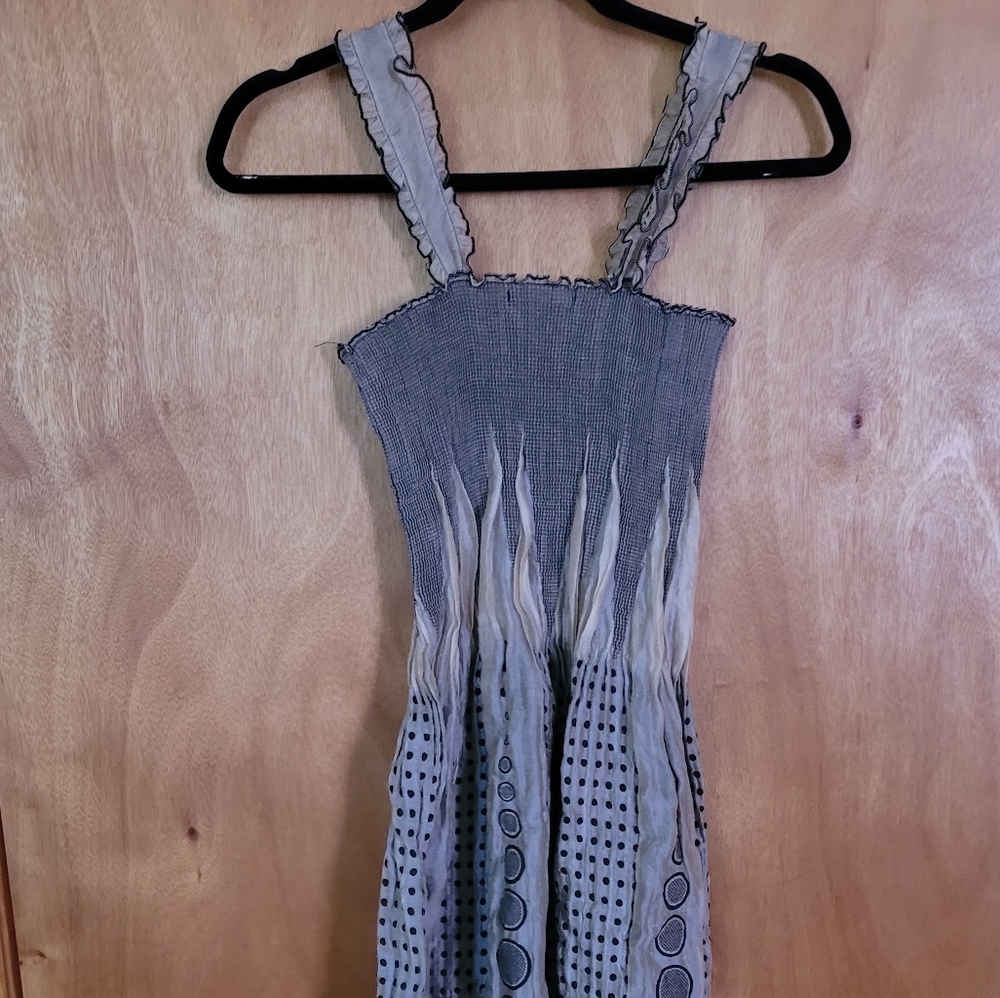 Unique silky dress one size